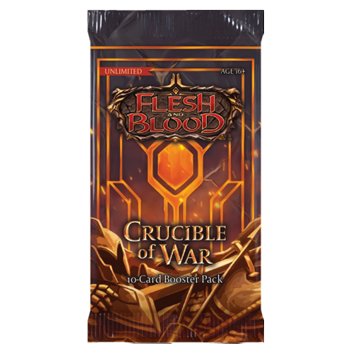 Booster Pack: Flesh & Blood: Crucible of War (Unlimited Edition - CRU) Twiddler's Place Booster Pack: Flesh & Blood: Crucible of War (Unlimited Edition - CRU) Twiddler's Place