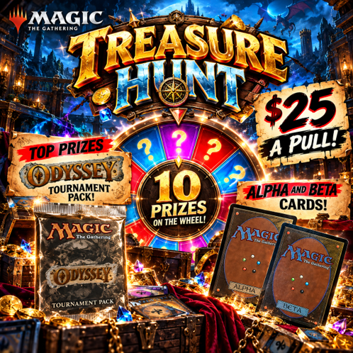 MTG VINTAGE TREASURE HUNT! (**Livestream Game ONLY**)